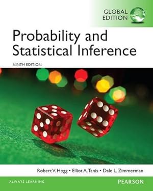 Seller image for Probability and Statistical Inference, Global Edition for sale by AHA-BUCH GmbH