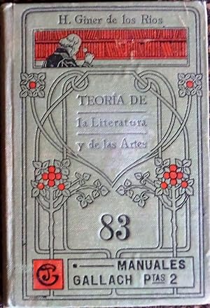 Teoria De La Literatura Y De Las Artes.
