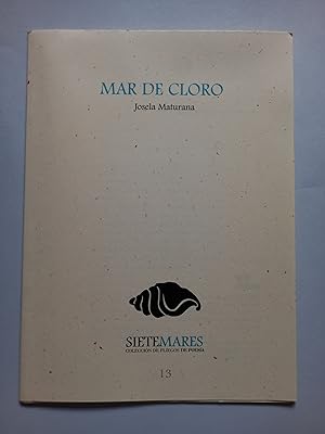 Imagen del vendedor de Mar de cloro.- Maturana, Jorge. a la venta por MUNDUS LIBRI- ANA FORTES