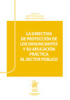 Image du vendeur pour La directiva de proteccin de los denunciantes y su aplicacin prctica al sector pblico mis en vente par AG Library