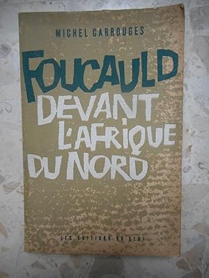 Bild des Verkufers fr Foucauld devant l'Afrique du Nord zum Verkauf von Frederic Delbos