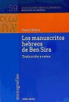 Imagen del vendedor de Los manuscritos hebreos de ben sira a la venta por AG Library