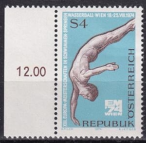 EM Schwimmen 1974 Wien / Briefmarke Österreich Nr. 1461**