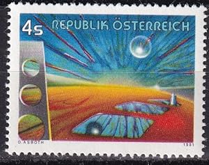 Oscar Asboth "Zwischen den Zeiten" / Briefmarke Österreich Nr. 1687**