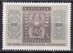 150 Jahre Österr. Nationalbank / Briefmarke Österreich Nr. 1207**