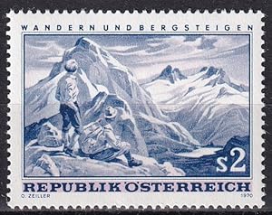 Wandern und Bergsteigen / Briefmarke Österreich Nr. 1341**