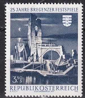 25 Jahre Bregenzer Festspiele / Briefmarke Österreich Nr. 1334**