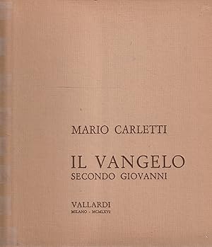 Seller image for Il Vangelo secondo Giovanni for sale by Messinissa libri