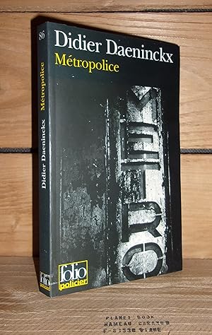 Imagen del vendedor de METROPOLICE a la venta por Planet's books