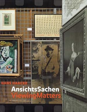 Bild des Verkufers fr AnsichtsSachen / ViewingMatters. Alle Texte und bersetzungen von Hans Haacke. zum Verkauf von Antiquariat Querido - Frank Hermann