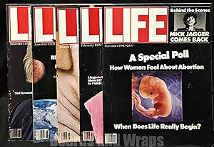 Five rare issues of Life Magazine 1970s-1980s