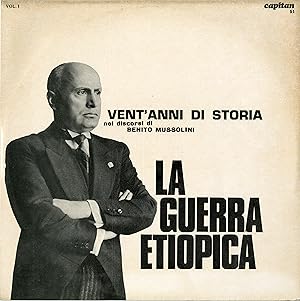 "Benito MUSSOLINI" LA GUERRA ETIOPICA / LP 33 tours original italien / VENT'ANNI DI STORIA - CAPI...