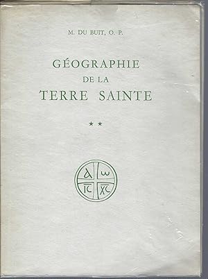 Geographie De La Terre Sainte