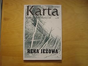Seller image for Karta #11. Niezalezne pismo historyczne for sale by Polish Bookstore in Ottawa