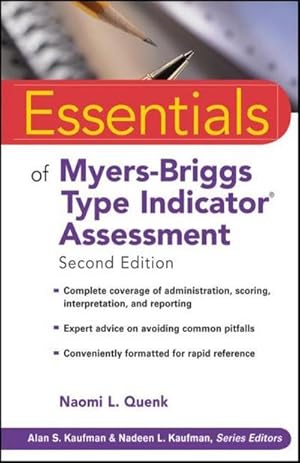 Bild des Verkufers fr Essentials of Myers-Briggs Type Indicator Assessment zum Verkauf von AHA-BUCH GmbH