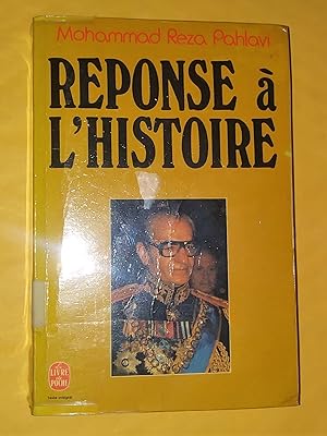 Seller image for Rponse  l'histoire for sale by Livresse