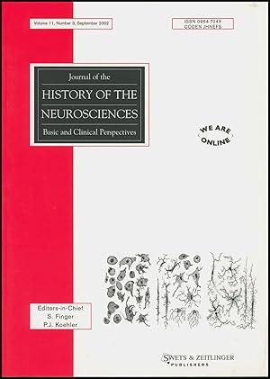 Journal of the History of the Neurosciences (Vol 11, No 3, September 2002)