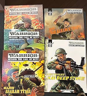 Set of 5 War Comics in English from India. 5 comics from the Aan Comics WORRIERS BEYOND THE CALL ...