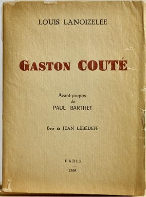 Gaston Couté, bois gravés de Jean Lébédeff