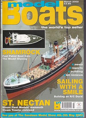 Seller image for Model Boats March 2002 Volume 52 Issue 616 for sale by Riverwash Books (IOBA)