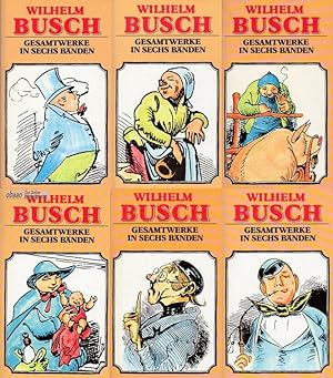 Imagen del vendedor de Wilhelm Busch - Gesamtwerke in sechs Bnden Band 1-6 a la venta por obaao - Online-Buchantiquariat Ohlemann