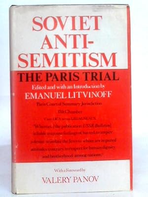 Bild des Verkufers fr Soviet Anti-Semitism: The Paris Trial zum Verkauf von World of Rare Books