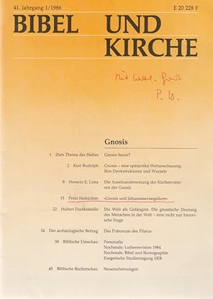 Bibel und Kirche, 41. Jg., Heft 1, 1986.