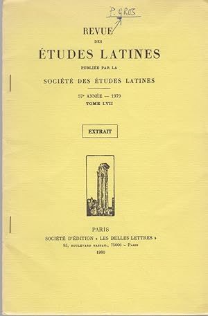 Les statues de Syracuse et les "Dieux" de Tarente. [De la: Revue des Études Latines, 57e année, T...