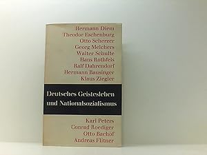 Deutsches Geistesleben und Nationalsozialismus - Eine Vortragsreihe der Universität Tübingen