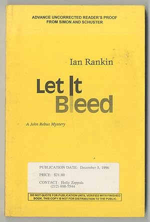 Bild des Verkufers fr Let It Bleed zum Verkauf von Between the Covers-Rare Books, Inc. ABAA