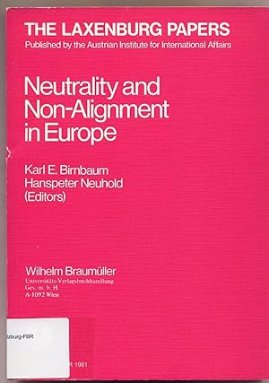 Bild des Verkufers fr Neutrality and Non-Alignment in Europe zum Verkauf von avelibro OHG