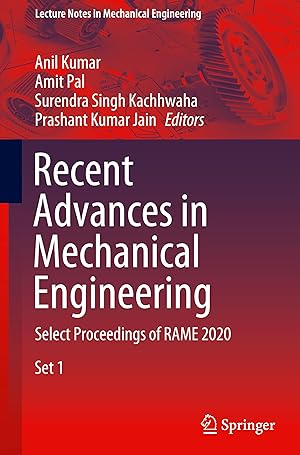 Immagine del venditore per Recent Advances in Mechanical Engineering: Select Proceedings of Rame 2020 venduto da moluna