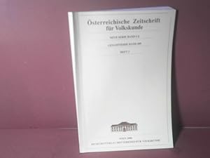 Imagen del vendedor de sterreichische Zeitschrift fr Volkskunde, Band 109, 2006, Heft 3. a la venta por Antiquariat Deinbacher