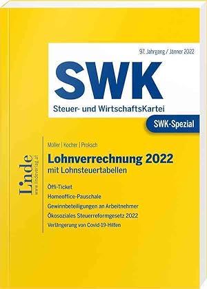Bild des Verkufers fr SWK-Spezial Lohnverrechnung 2022 zum Verkauf von moluna