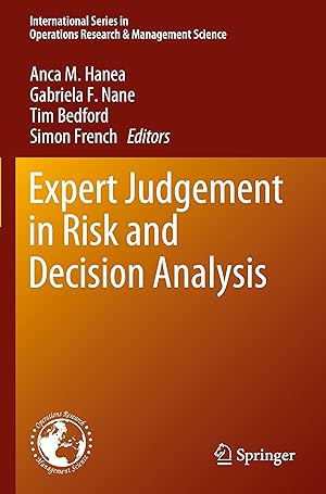 Image du vendeur pour Expert Judgement in Risk and Decision Analysis mis en vente par moluna