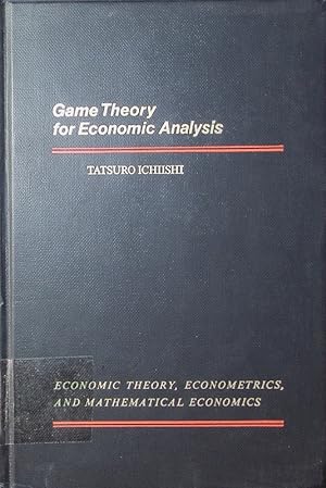 Immagine del venditore per Game theory for economic analysis. venduto da Antiquariat Bookfarm