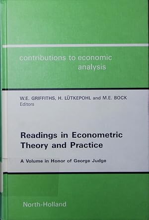 Immagine del venditore per Readings in econometric theory and practice. a volume in honor of George Judge. venduto da Antiquariat Bookfarm