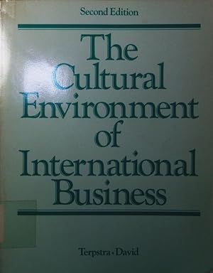 Seller image for The cultural environment of international business. for sale by Antiquariat Bookfarm