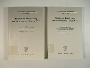 Bild des Verkufers fr Studien zur Entwicklung der konomischen Theorie XVI u. XVII. Die Umsetzung wirtschaftspolitischer Grundkonzeptionen in die kontinentaleuropische Praxis des 19. und 20. Jahrhunderts. Teil I und II. Zwei Bnde. (= Schriften des Vereins fr Socialpolitik, Band 115/XVI und 115/XVII). zum Verkauf von Antiquariat Bookfarm