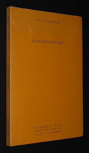 Seller image for Remmoration for sale by Abraxas-libris