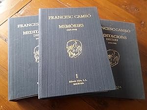 MEMORIES (1876-1936) MEDITACIONS. Dietari (1936-1940)(1941-1946) I, II y III. Completo