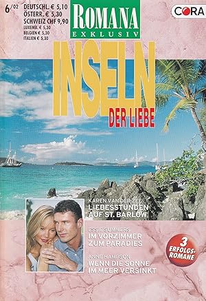 Bild des Verkufers fr 3 Romane - Romana / Insel der Liebe 6/02 Band 102 zum Verkauf von Buchhandlung & Antiquariat Rother