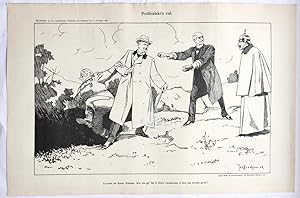[Original lithograph/lithografie by Johan Braakensiek] Podbielski's val, 11 November 1906, 1 pp.