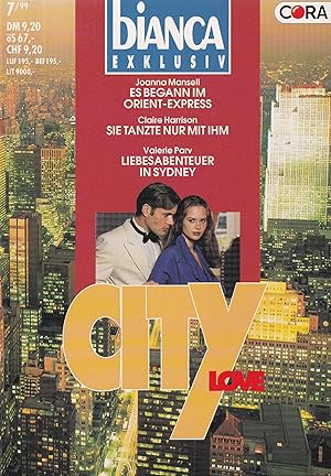 Imagen del vendedor de 3 Romane - binaca / City Love 7/99 Band 67 a la venta por Buchhandlung & Antiquariat Rother