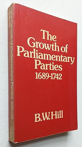 Image du vendeur pour The Growth of Parliamentary Parties, 1689-1742 mis en vente par Mr Mac Books (Ranald McDonald) P.B.F.A.