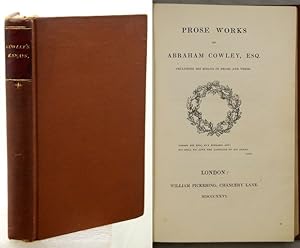 Seller image for PROSE WORKS. Including his Essays in Prose and Verse. for sale by Francis Edwards ABA ILAB