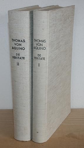 2 Bände (Quaestio 1-13, 14-29): Des hl. Thomas von Aquino. Untersuchungen über die Wahrheit (Quae...