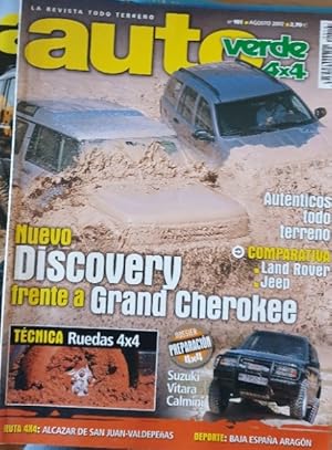 AUTO VERDE 4X4. Nº 161 NOVIEMBRE 2002. NUEVO DISCOVERY FRENTE A GRAND CHEROKEE.