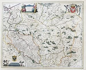 "Polonia Regnum, et Silesia Ducatus" - Polska Polen Poland map Karte