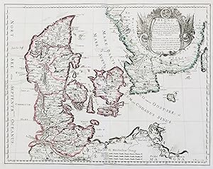 "Regno di Danimarca Diviso nelle sue due Iutlandie Cioe Settentrionale in Quattro Diocesi et Aust...